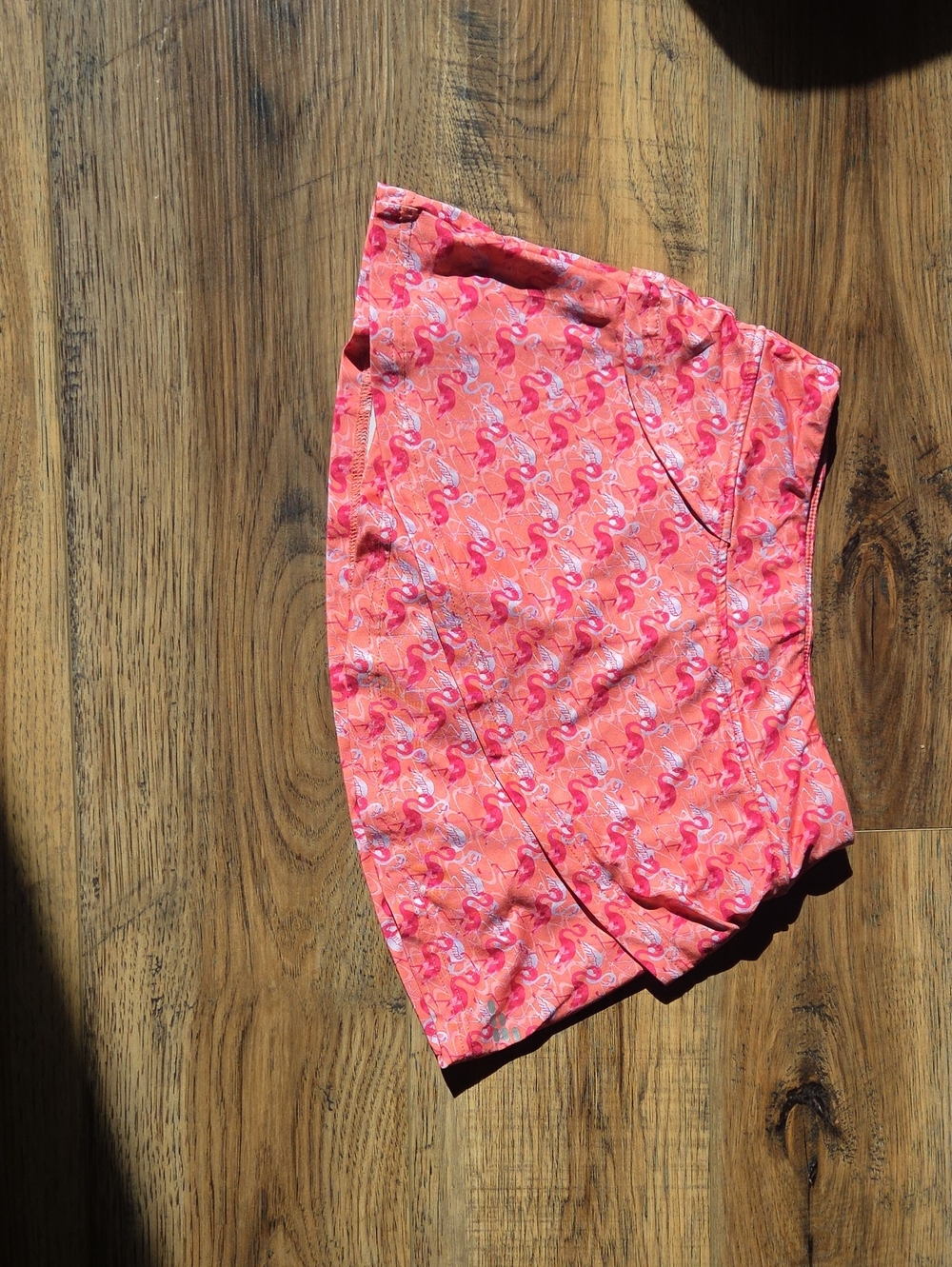 Women’s Pink Flamingo Print Active Skort
